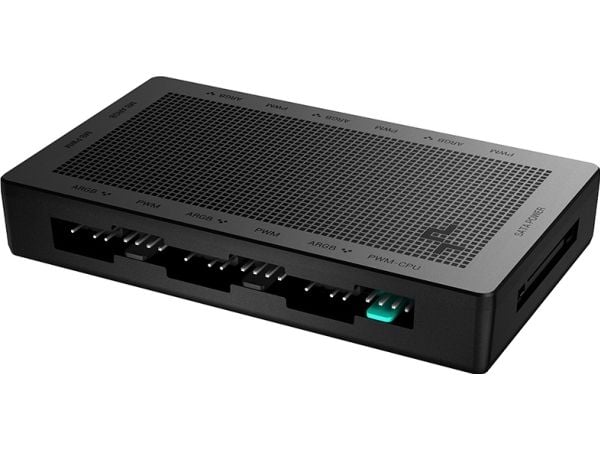 Deepcool SC790 - Systemvifte og belysningshub - svart