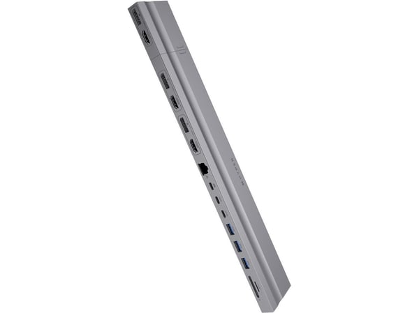 HyperDrive - Telakointiasema - USB-C x 2 - 3 x HDMI, 3 x DP - GigE