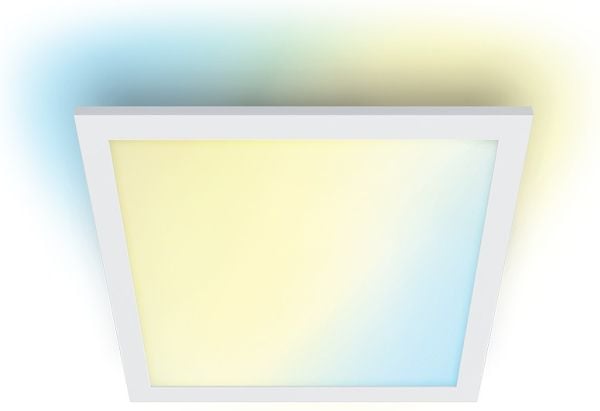 WiZ Takpanel 36 W fyrkantig, Smart takbelysning, Wi-Fi, Vit, LED, Metall, Glödlampan/-lamporna kan inte bytas ut
