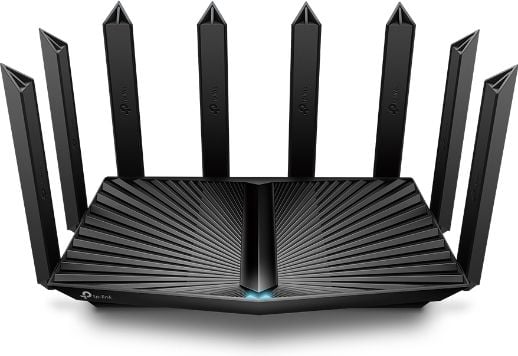 TP-Link Archer AX95, Wi-Fi 6 (802.11ax), Tri-band (2.4 GHz / 5 GHz / 5 GHz), Ethernet/bredbåndsforbindelse, Svart, Frittstående router