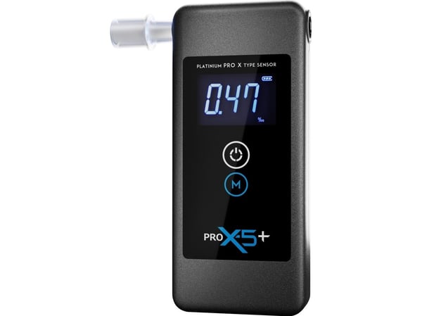AlcoFind PRO X-5+ elektro-kemiskt alkomätare – 5 års garanti