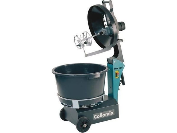 COLLOMIX roterende mikser AOX-S med dobbelt motor 1 kW/0,55 kW maks 50 kg ...