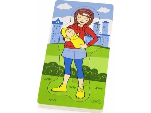 Viga Viga 50405 Puzzle - miten vauva kasvaa VIGA 50405 PUZZLE - JAK ROŚNIE DZIDZIUŚ (1822, Viga)