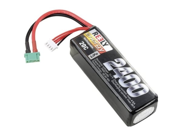 Reely modellbygg-akkupakke (LiPo) 11.1 V 2400 mAh 3 celler 20 C Softcase MPX (RE-7853475)