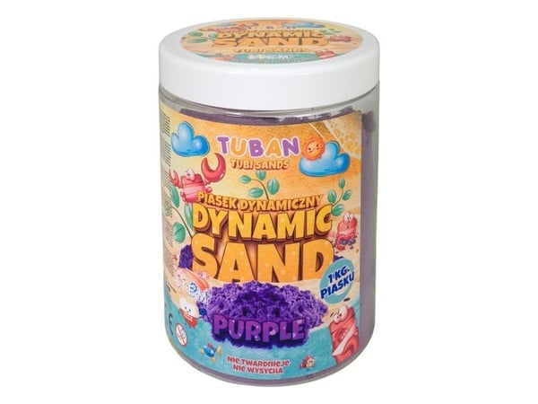 TUBAN Dynamisk sand lilla 1kg