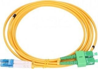 Extralink - Koblingskabel - LC/APC-enkeltmodus (hann) til LC/APC-enkeltmodus (hann) - 3 m - 3 mm - fiberoptisk - dupleks - 9 / 125 micron - G.657.A