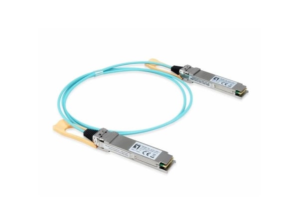 LevelOne - 100GBase-SR4-AOC direct attach cable - QSFP28 til QSFP28 - 1 m - fiberoptisk - IEEE 802.3bm - Active Optical Cable (AOC)