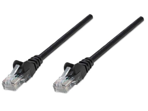 Intellinet 320771, 5 m, Cat5e, U/UTP (UTP), RJ-45, RJ-45, Sort