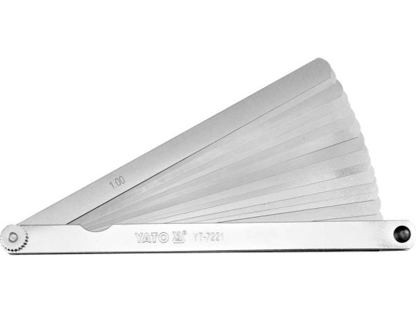 Yato Feeler gauge 17 blad 200mm 0.02 - 1mm (YT-7221)