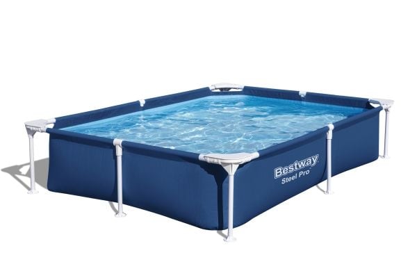 Bestway Steel Pro 56401, 1200 l, Innrammet basseng, Blå, 10,3 kg