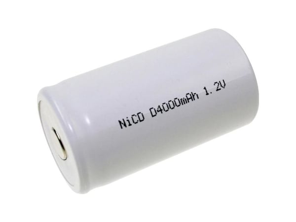 Mexcel D-D4000H Erikoisakku R20 (D) Korkean lämpötilan kestävä, Flat-Top NiCd 1,2 V 4000 mAh 1 kpl 1 kpl