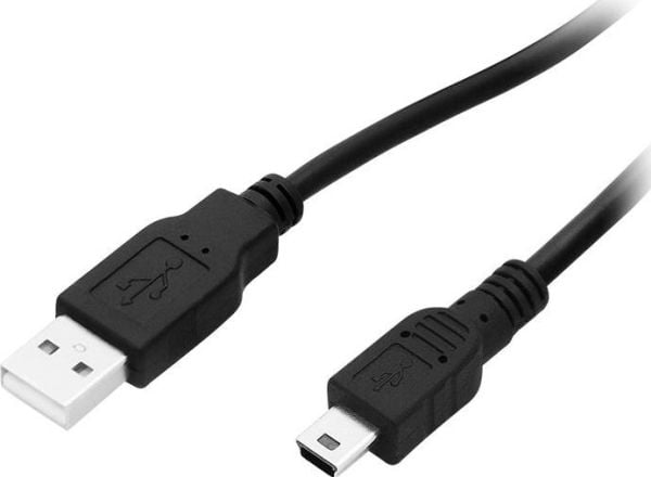 USB Blow USB-A-kabel - 1 m svart (66-082#)