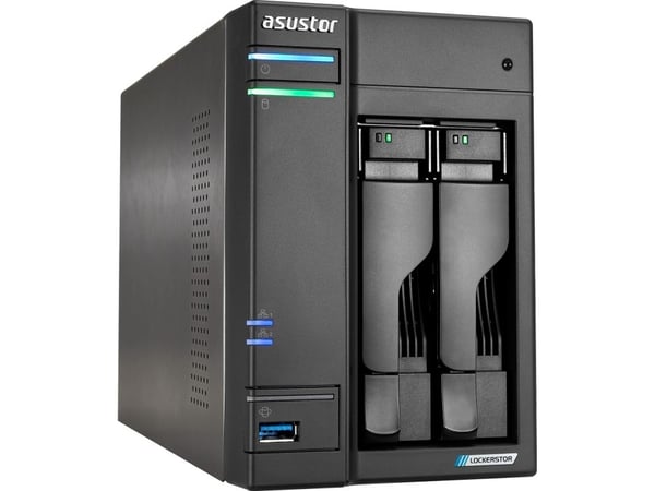 Asustor LOCKERSTOR 2 Gen2 (AS6702T), NAS, pöytätietokone, Intel® Celeron®, N5105, lajittelu