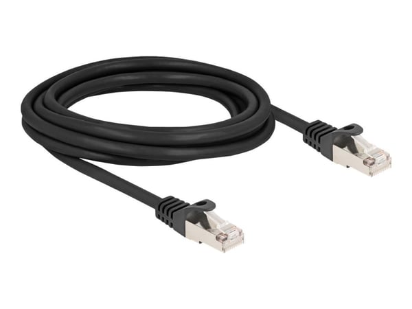 Delock - Nettverkskabel - RJ-50 (hann) til RJ-50 (hann) - 3 m - S/FTP - uten hindringer - svart