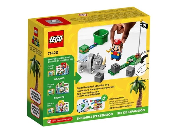 LEGO Super Mario 71420 Neshornet Rambi – ekstrabanesett