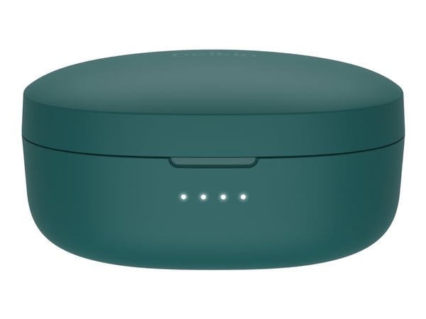 Belkin SoundForm Bolt - True wireless-hodetelefoner med mikrofon - i øret - Bluetooth - sjøgrønn