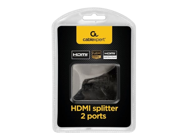 Cablexpert DSP-2PH4-03 - Video/lyd-splitter - 2 x HDMI - stasjonær