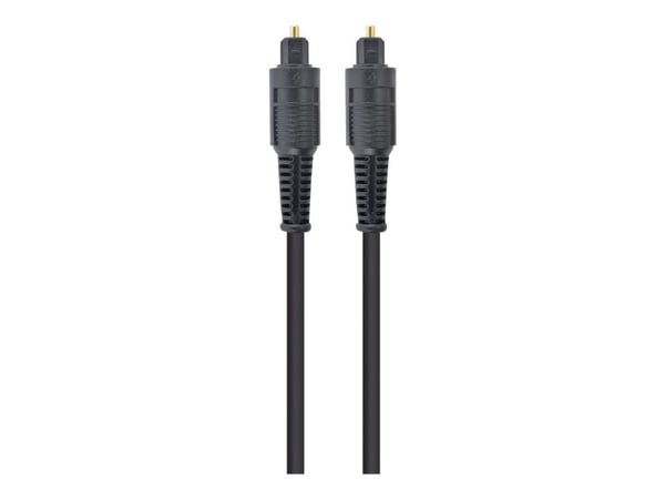 Gembird - Digital audiokabel (optisk) - TOSLINK hann til TOSLINK hann - 7.5 m - fiberoptisk - svart