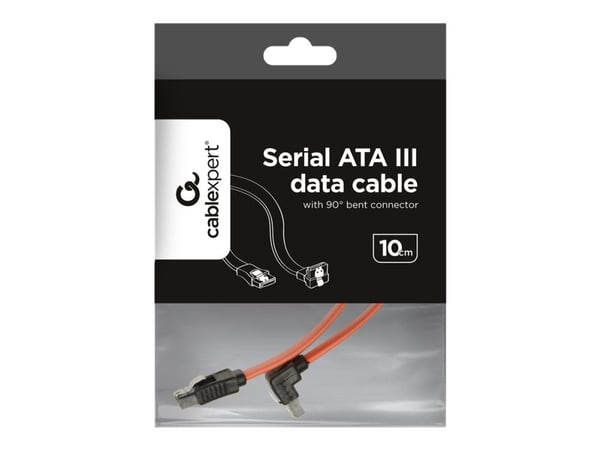 Cablexpert - SATA-kabel - Serial ATA 150/300/600 - SATA (hann) vinklet til SATA (hann) - 50 cm - flat