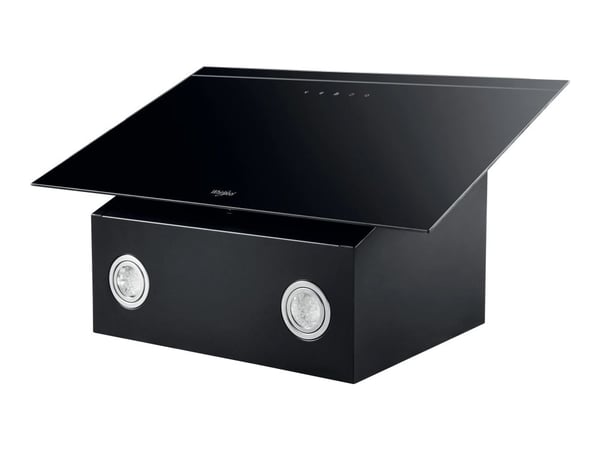 Whirlpool AKR 62F LT K - Panser - skorsteinvinklet - bredde: 59.8 cm - dybde: 32.6 cm - ekstraksjon og resirkulasjon (-) - svart