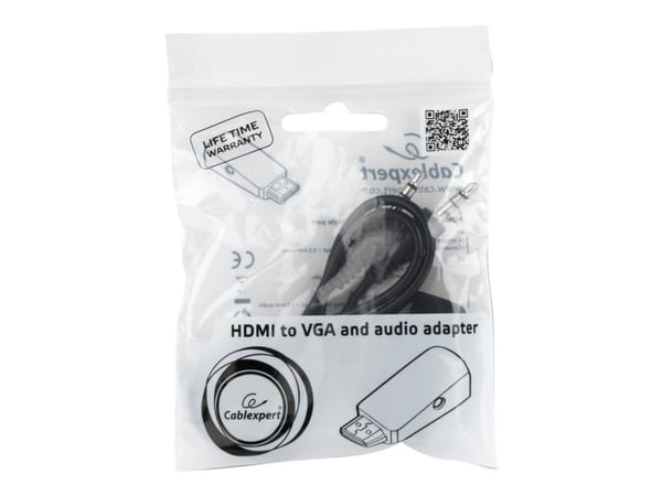 Cablexpert - Videotransformator - HDMI - VGA - sort