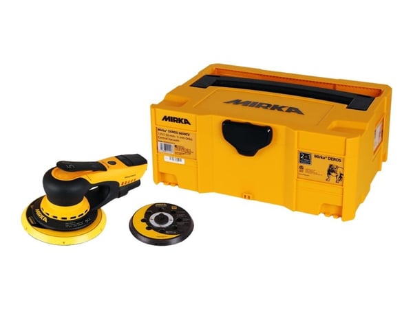 MIRKA DEROS Excentersliber 5650CV 125/Ø:150mm Vacuum - Lev. I plastkasse