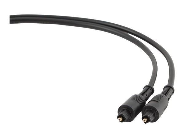 Gembird - Digital audiokabel (optisk) - TOSLINK hann til TOSLINK hann - 7.5 m - fiberoptisk - svart
