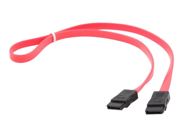 Gembird CC-SATA-DATA-XL - SATA-kabel - Serial ATA 150/300/600 - SATA (hunn) rett til SATA (hunn) rett - 1 m - flat