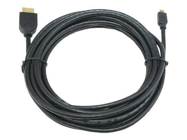Gembird - HDMI-kaapeli - micro HDMI uros HDMI uros - 3 m - musta