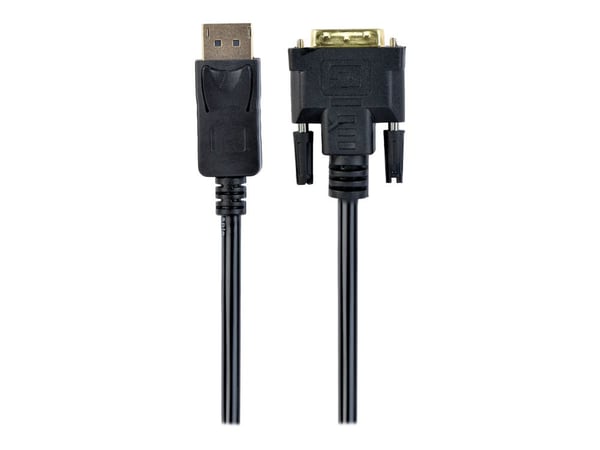 Cablexpert CC-DPM-DVIM - Näytön kaapeli - DisplayPort (han) til DVI-D (han) - 1.8 m - formet - sortti