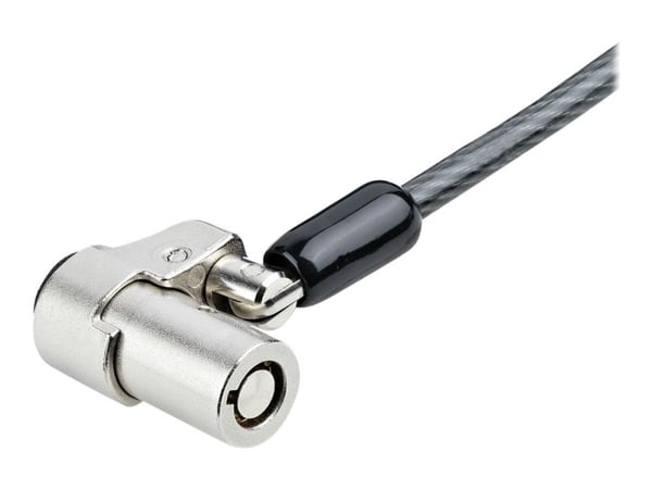 Startech Laptop cable lock 6Ft Compatible With Noble Wedge; Laptop Cable Lock, 6Ft (2m), Anti-Theft Keyed Lock, Security Cable Lock For Dell XPS/La...