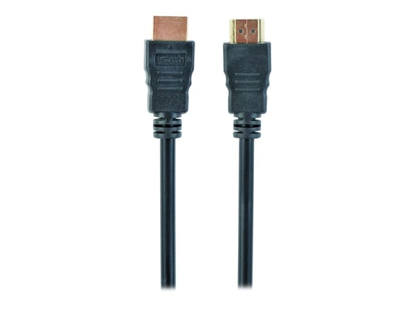 Gembird CC-HDMI4-30M - HDMI-kabel med Ethernet - HDMI hann til HDMI hann - 30 m - skjermet tvunnet parkabel (STP) - svart