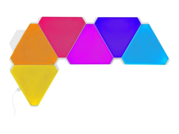 Yeelight Smart - Lyspanelsett - LED x 9 - total: 18 W - RGB-lys - trekant