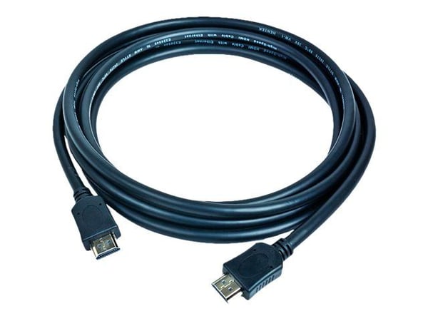 Gembird CC-HDMI4X-6 - HDMI-forlengelseskabel med Ethernet - HDMI hunn til HDMI hann - 1.8 m - skjermet - svart