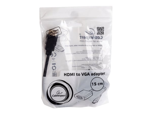 Cablexpert A-HDMI-VGA-03 - Videotransformator - HDMI - VGA