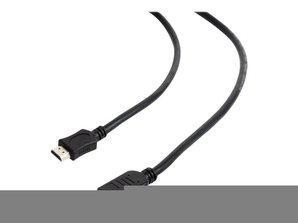 Gembird CC-HDMI4X-15 - HDMI-forlengelseskabel med Ethernet - HDMI hunn til HDMI hann - 4.5 m - skjermet - svart
