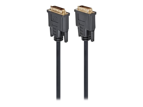 Cablexpert - DVI-kabel - dobbeltlenke - DVI-D (hann) til DVI-D (hann) - 4.5 m - formstøpt, tommelskruer - svart