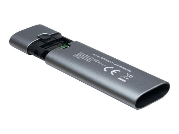 Inter-Tech GD-MS013, HDD-kotelo, M.2, PCI Express, 10 Gbit/s, USB-liitettävyys, Sininen