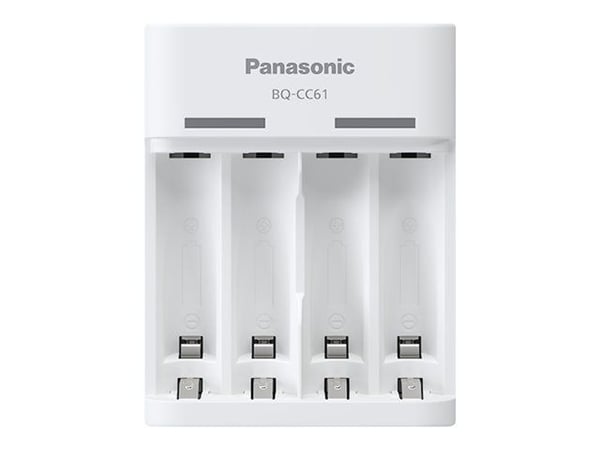 Panasonic eneloop Basic BQ-CC61 - 10t akkulaturi - (2/4xAA/AAA:lle) 4 x AA-tyyppi - NiMH - 2100 mAh
