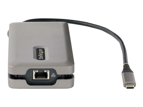 StarTech.com USB-C moniporttisovitin, HDMI/VGA, 4K 60Hz video, 3-porttinen USB-keskitin, 100W Power Delivery Pass-Through, GbE, USB Type-C Travel D...
