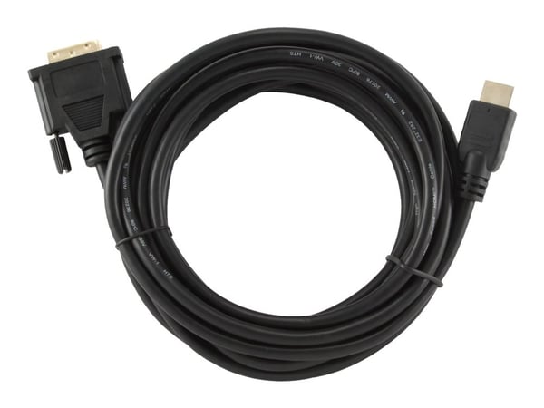 Gembird CC-HDMI-DVI-15 - Sovitinkaapeli - DVI-uros HDMI-uros - 4,5 m