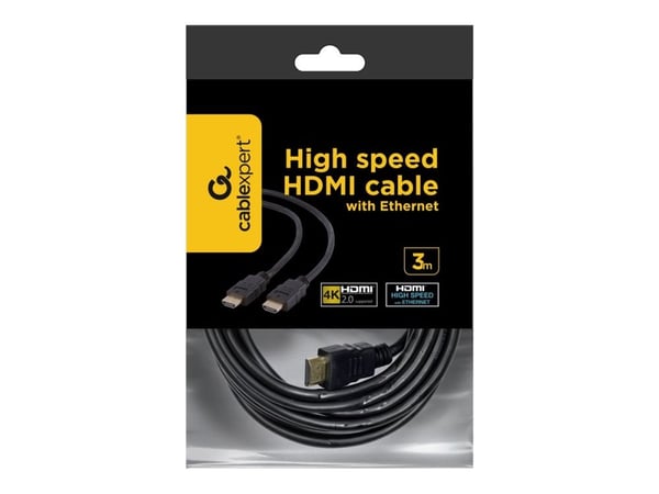 Gembird - HDMI-kabel med Ethernet - HDMI hann til HDMI hann - 4.5 m