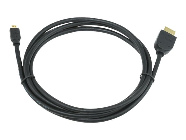 Gembird - HDMI-kabel - 19 pin micro HDMI Type D hann til HDMI hann - 1.8 m - svart
