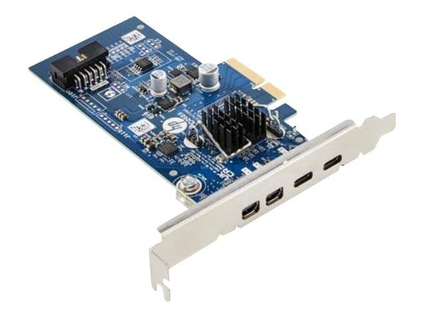 HP - Thunderbolt-adapter - PCIe x4 låg profil - Thunderbolt 4 x 2 - för Workstation Z4 G5, Z6 G5, Z8 Fury G5, Z8 G5