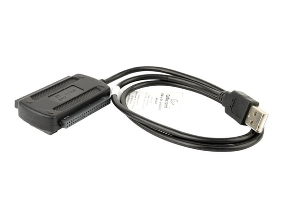 Cablexpert AUSI01 - Diskkontroller - 2.5", 3.5" - ATA-133 / SATA 3Gb/s - USB 2.0