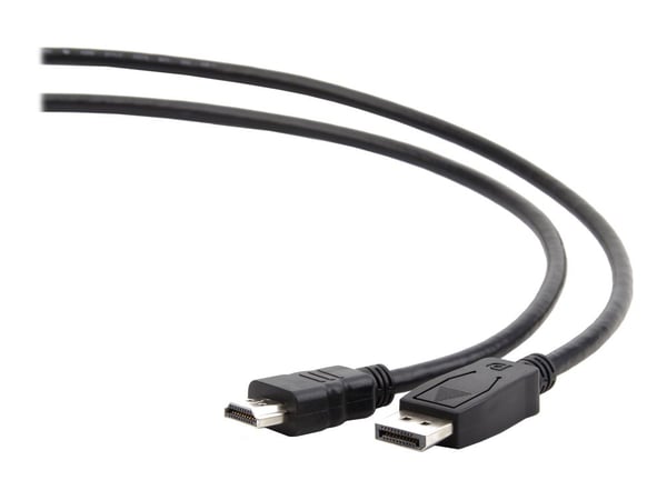 Cablexpert CC-DP-HDMI-3M - Adapterkabel - DisplayPort hann til HDMI hann - 3 m - skjermet