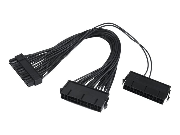 Cablexpert - Strømforlengelseskabel - 24-pin hovedutgangsstrøm (hann) til 24-pins ATX, 24 pin ATX (2 wires) (hunn) - 30 cm