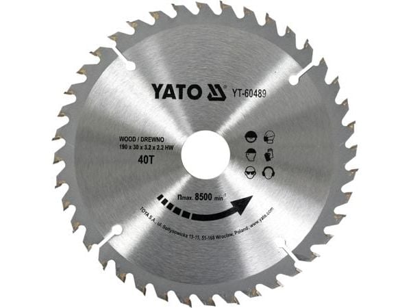 YATO SIRKELSAG 190*40*30 60489