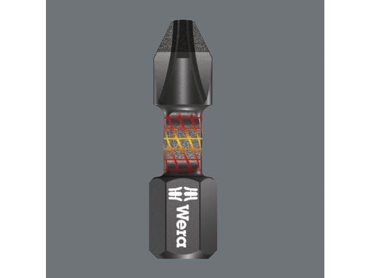 Wera 05057417001, 10 stykker, Pozidriv, Torx, 1 x 1/4"x75 3 x PZ 2x25 1 x PZ 3x25 2 x TX 20x25 2 x TX 25x25 1 x TX 30x25, 25,4 / 4 mm (1 / 4"), Sek...