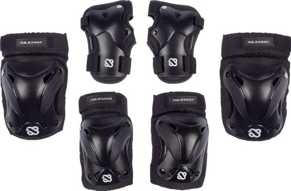 Nijdam Rollerblade knebeskyttere for voksne Nijdam 3in1 M